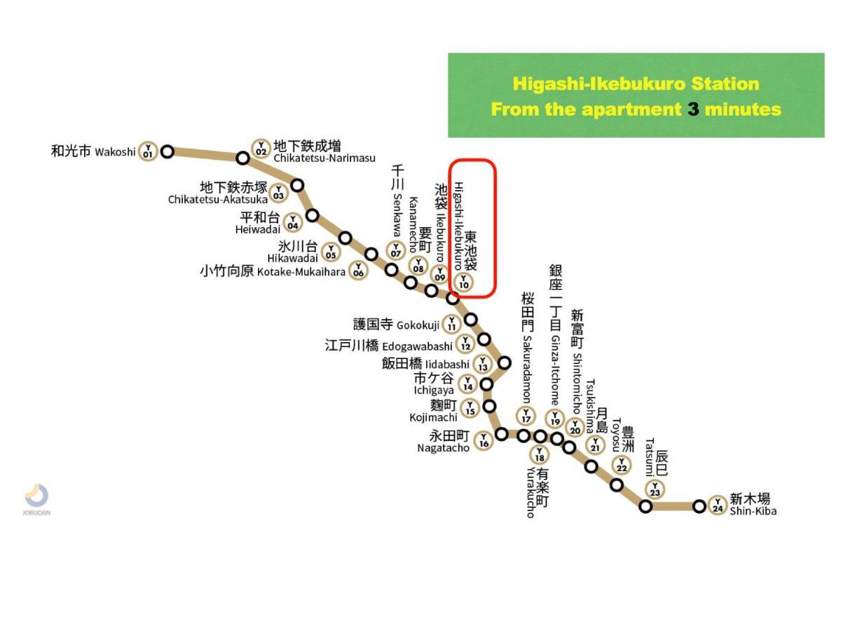 山手線池袋駅 徒歩6分 東池袋駅徒歩3分 2~5人 エレベーター Wifi 新宿/渋谷/銀座/築地/浅草/原宿近い！ Appartamento